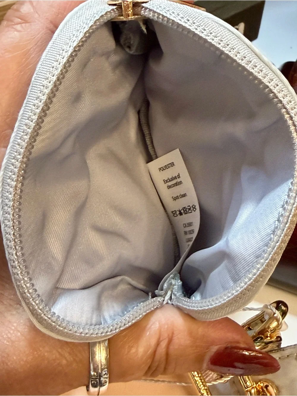 LULULEMON athletica pastel blue and blush pink dual wristlet Keychain Unisex